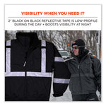 Load image into Gallery viewer, Glowear 8377ev Non-certified Hi-vis Quilted Bomber Jacket, Black, X-large, Ships In 1-3 Business Days
