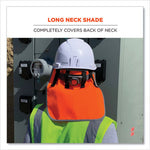 Load image into Gallery viewer, Glowear 8006 Hi-vis Hard Hat Neck Shade, 12.25 X 10.5, Orange, Ships In 1-3 Business Days
