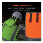 Load image into Gallery viewer, Glowear 8006 Hi-vis Hard Hat Neck Shade, 12.25 X 10.5, Orange, Ships In 1-3 Business Days
