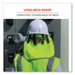 Load image into Gallery viewer, Glowear 8006 Hi-vis Hard Hat Neck Shade, 12.25 X 10.5, Lime, Ships In 1-3 Business Days
