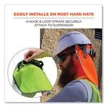 Load image into Gallery viewer, Glowear 8006 Hi-vis Hard Hat Neck Shade, 12.25 X 10.5, Lime, Ships In 1-3 Business Days
