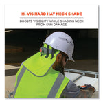 Load image into Gallery viewer, Glowear 8006 Hi-vis Hard Hat Neck Shade, 12.25 X 10.5, Lime, Ships In 1-3 Business Days
