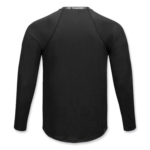 N-ferno 6436 Long Sleeve Lightweight Base Layer Shirt, 3x-large, Black, Ships In 1-3 Business Days