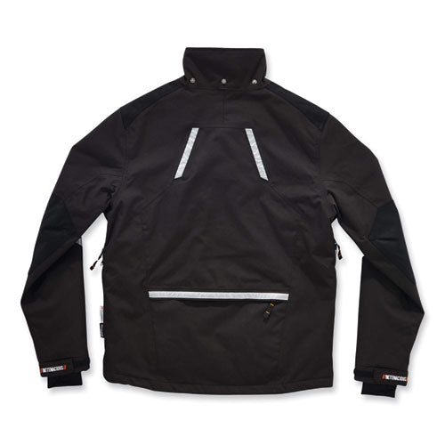 N-ferno 6466 Thermal Jacket With 500d Nylon Shell, Large, Black, Ships In 1-3 Business Days