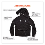 Load image into Gallery viewer, N-ferno 6466 Thermal Jacket With 500d Nylon Shell, Large, Black, Ships In 1-3 Business Days
