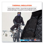 Load image into Gallery viewer, N-ferno 6467 Winter Work Jacket With 300d Polyester Shell, Small, Black, Ships In 1-3 Business Days
