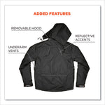 Load image into Gallery viewer, N-ferno 6467 Winter Work Jacket With 300d Polyester Shell, Medium, Black, Ships In 1-3 Business Days
