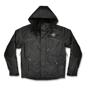 N-ferno 6467 Winter Work Jacket With 300d Polyester Shell, Medium, Black, Ships In 1-3 Business Days