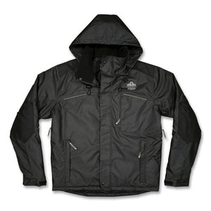 N-ferno 6467 Winter Work Jacket With 300d Polyester Shell, 4x-large, Black, Ships In 1-3 Business Days