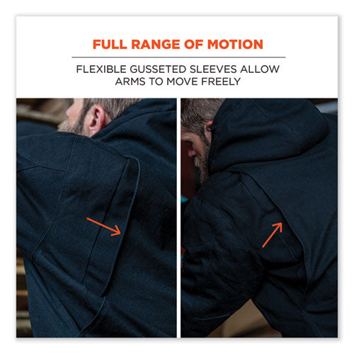 N-ferno 6468 Duck Canvas Work Jacket, 3x-large, Black, Ships In 1-3 Business Days