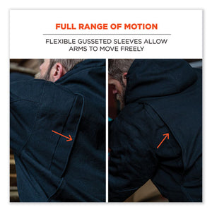 N-ferno 6468 Duck Canvas Work Jacket, 3x-large, Black, Ships In 1-3 Business Days