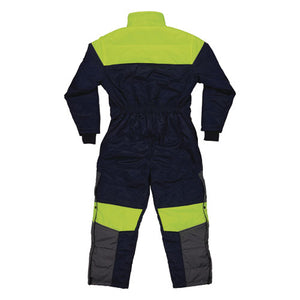 N-ferno 6475 Insulated Freezer Coverall, Medium, Navy, Ships In 1-3 Business Days