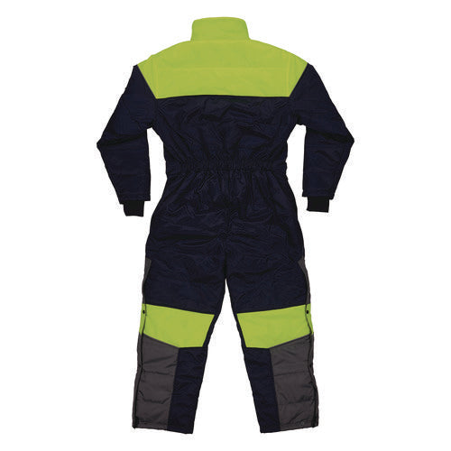 N-ferno 6475 Insulated Freezer Coverall, 5x-large, Navy, Ships In 1-3 Business Days