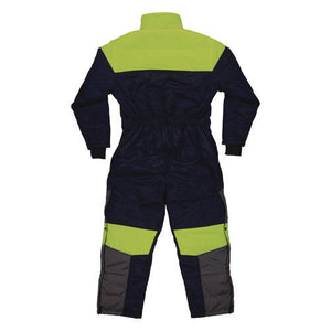 N-ferno 6475 Insulated Freezer Coverall, 5x-large, Navy, Ships In 1-3 Business Days