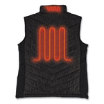 Load image into Gallery viewer, N-ferno 6495 Rechargeable Heated Vest With Battery Power Bank, Fleece/polyester, Large, Black, Ships In 1-3 Business Days
