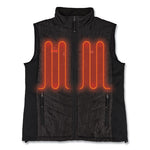 Load image into Gallery viewer, N-ferno 6495 Rechargeable Heated Vest With Battery Power Bank, Fleece/polyester, 4x-large, Black, Ships In 1-3 Business Days
