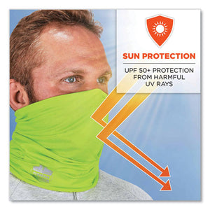 Chill-its 6487 Cooling Performance Knit Multi-band, Polyester/spandex, One Size, Hi-vis Lime, Ships In 1-3 Business Days