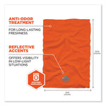 Load image into Gallery viewer, Chill-its 6487 Cooling Performance Knit Multi-band, Polyester/spandex, One Size, Hi-vis Orange, Ships In 1-3 Business Days
