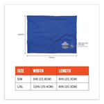 Load image into Gallery viewer, Chill-its 6489 2-layer Cooling Performance Knit Multi-band, Polyester/spandex, 2x-large/3xl, Blue, Ships In 1-3 Business Days

