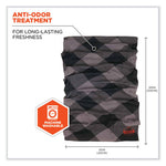 Load image into Gallery viewer, Chill-its 6485 Multi-band, Polyester, One Size Fits Most, Gray Buffalo Plaid, Ships In 1-3 Business Days
