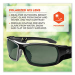 Load image into Gallery viewer, Skullerz Odin Safety Glasses, Black Nylon Impact Frame, Polarized G15 Polycarbonate Lens, Ships In 1-3 Business Days
