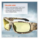 Load image into Gallery viewer, Skullerz Odin Safety Glasses, Kryptek Highlander Nylon Impact Frame, Yellow Polycarbonate Lens, Ships In 1-3 Business Days
