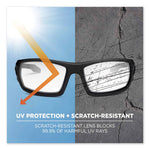 Load image into Gallery viewer, Skullerz Odin Safety Glasses, Matte Black Nylon Impact Frame, Anti-fog Clear Polycarbonate Lens, Ships In 1-3 Business Days
