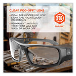 Load image into Gallery viewer, Skullerz Odin Safety Glasses, Matte Black Nylon Impact Frame, Anti-fog Clear Polycarbonate Lens, Ships In 1-3 Business Days
