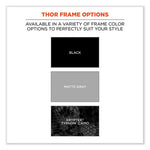 Load image into Gallery viewer, Skullerz Thor Safety Glasses, Black Nylon Impact Frame, Silver Mirror Polycarbonate Lens, Ships In 1-3 Business Days
