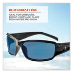 Load image into Gallery viewer, Skullerz Thor Safety Glasses, Black Nylon Impact Frame, Blue Mirror Polycarbonate Lens, Ships In 1-3 Business Days
