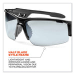 Load image into Gallery viewer, Skullerz Dagr Safety Glasses, Black Nylon Impact Frame, Antifog Indoor/outdoor Polycarbonate Lens, Ships In 1-3 Business Days
