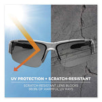 Load image into Gallery viewer, Skullerz Dagr Safety Glasses, Matte Gray Nylon Impact Frame, Polarized Smoke Polycarbonate Lens, Ships In 1-3 Business Days
