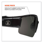 Load image into Gallery viewer, Skullerz Dagr Safety Glasses, Matte Gray Nylon Impact Frame, Polarized Smoke Polycarbonate Lens, Ships In 1-3 Business Days
