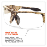 Load image into Gallery viewer, Skullerz Dagr Safety Glasses, Kryptek Highlander Nylon Impact Frame, Clear Polycarbonate Lens, Ships In 1-3 Business Days

