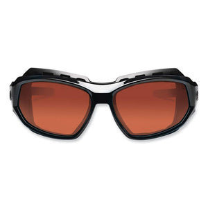 Skullerz Loki Safety Glasses/goggles, Black Nylon Impact Frame, Polarized Copper Polycarb Lens, Ships In 1-3 Business Days