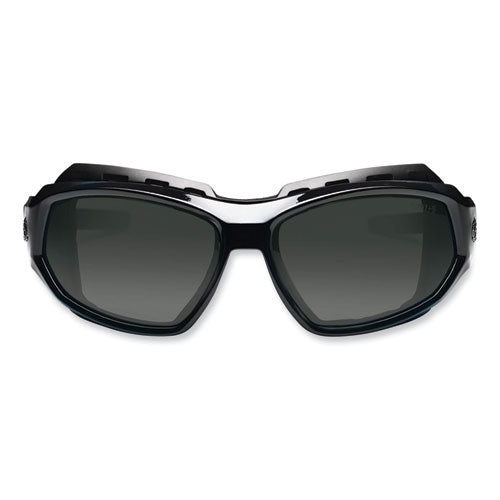 Skullerz Loki Safety Glasses/goggles, Black Nylon Impact Frame,polarized Smoke Polycarbonate Lens, Ships In 1-3 Business Days