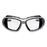 Load image into Gallery viewer, Skullerz Loki Safety Glasses/goggles, Matte Gray Nylon Impact Frame, Clear Polycarbonate Lens, Ships In 1-3 Business Days
