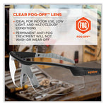 Load image into Gallery viewer, Skullerz Skoll Safety Glasses, Matte Black Nylon Impact Frame, Anti-fog Clear Polycarbonate Lens, Ships In 1-3 Business Days
