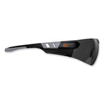 Load image into Gallery viewer, Skullerz Saga Frameless Safety Glasses, Matte Black Nylon Impact Frame, Smoke Polycarbonate Lens, Ships In 1-3 Business Days
