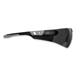 Skullerz Saga Frameless Safety Glasses, Matte Black Nylon Impact Frame, Smoke Polycarbonate Lens, Ships In 1-3 Business Days