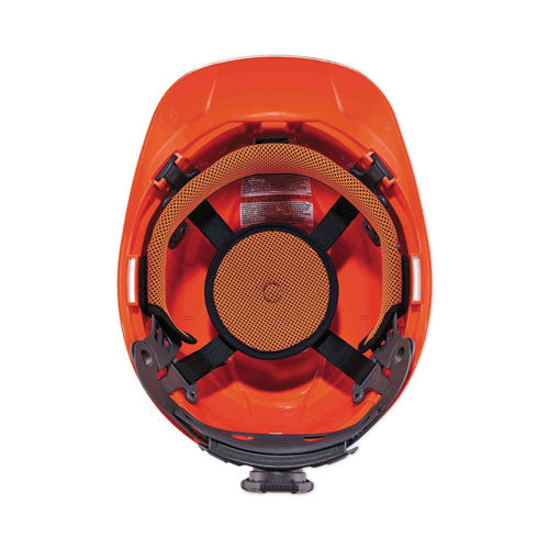 Skullerz 8970led Class E Hard Hat Cap Style With Led Light, Orange, Ships In 1-3 Business Days