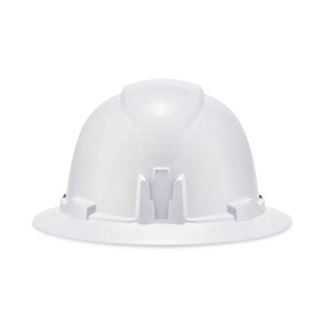 Skullerz 8971 Class E Hard Hat Full Brim, White, Ships In 1-3 Business Days