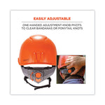 Load image into Gallery viewer, Skullerz 8974led Class E Safety Helmet W/8981 Universal Led Headlamp, 6-pt Ratchet Susp, Orange, Ships In 1-3 Business Days
