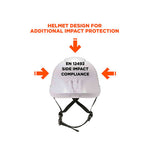 Load image into Gallery viewer, Skullerz 8974v Class E Safety Helmet W/8991 Visor Kit, Clear Lens, 6-pt Ratchet Suspension, White, Ships In 1-3 Business Days
