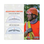 Load image into Gallery viewer, Skullerz 8975v Class C Safety Helmet W/8991 Visor Kit, Smoke Lens, 6-pt Ratchet Suspension, White, Ships In 1-3 Business Days
