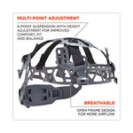 Load image into Gallery viewer, Skullerz 8975v Class C Safety Helmet W/8991 Visor Kit, Smoke Lens, 6-pt Ratchet Suspension, White, Ships In 1-3 Business Days
