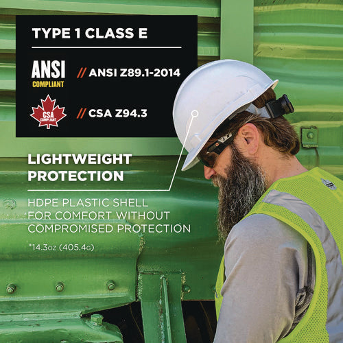 Skullerz 8967 Class E Lightweight Cap-style Hard Hat, 6-point Rachet Suspension, Lime, Ships In 1-3 Business Days