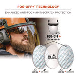Load image into Gallery viewer, Skullerz 8994 Anti-scratch/anti-fog Hard Hat Face Shield, Cap-style/safety Helmet Adapter, Clear Lens, Ships In 1-3 Bus Days
