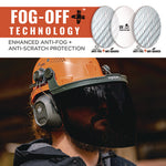 Load image into Gallery viewer, Skullerz 8994 Anti-scratch/anti-fog Hard Hat Face Shield, Cap-style/safety Helmet Adapter, Smoke Lens, Ships In 1-3 Bus Days
