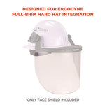 Load image into Gallery viewer, Skullerz 8998 Anti-scratch/anti-fog Face Shield Replacement For Full Brim Hard Hat, Clear Lens, Ships In 1-3 Business Days
